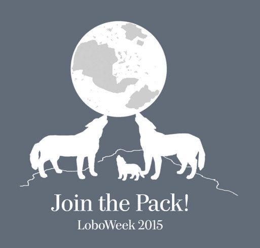 Join the Pack! LoboWeek 2015 shirt design - zoomed