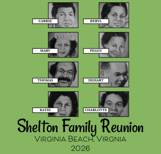 2026 Shelton Family Reunion T-Shirt Fundraiser shirt design - zoomed
