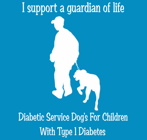 Diabetic service dog 4 Joe shirt design - zoomed