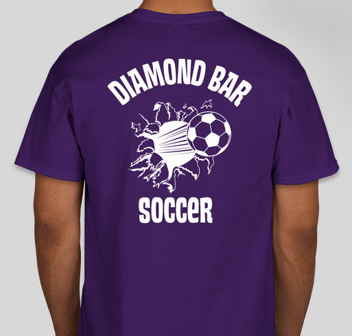 Diamond Bar Shockwaves Soccer Fundraiser - unisex shirt design - back