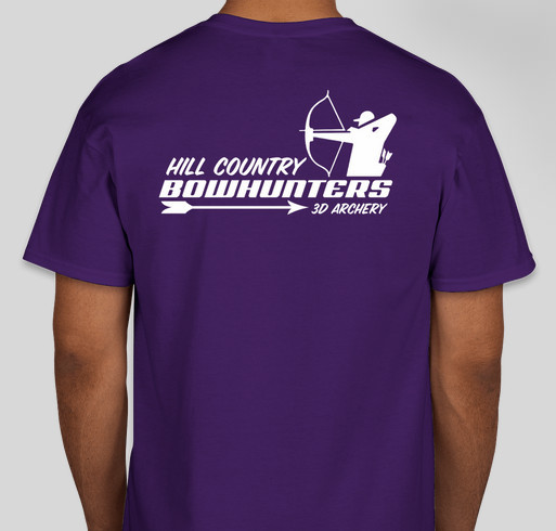 Hill Country Bowhunters T-shirts Fundraiser - unisex shirt design - back