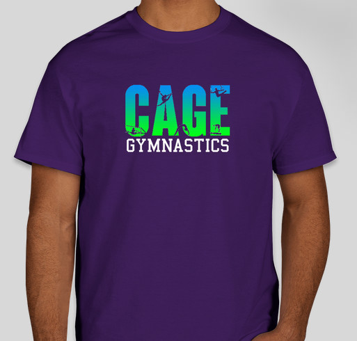 Cage Gymnastics Fundraiser - unisex shirt design - front