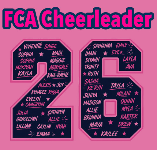 26 FCA Comp Cheer Signature T-shirt shirt design - zoomed