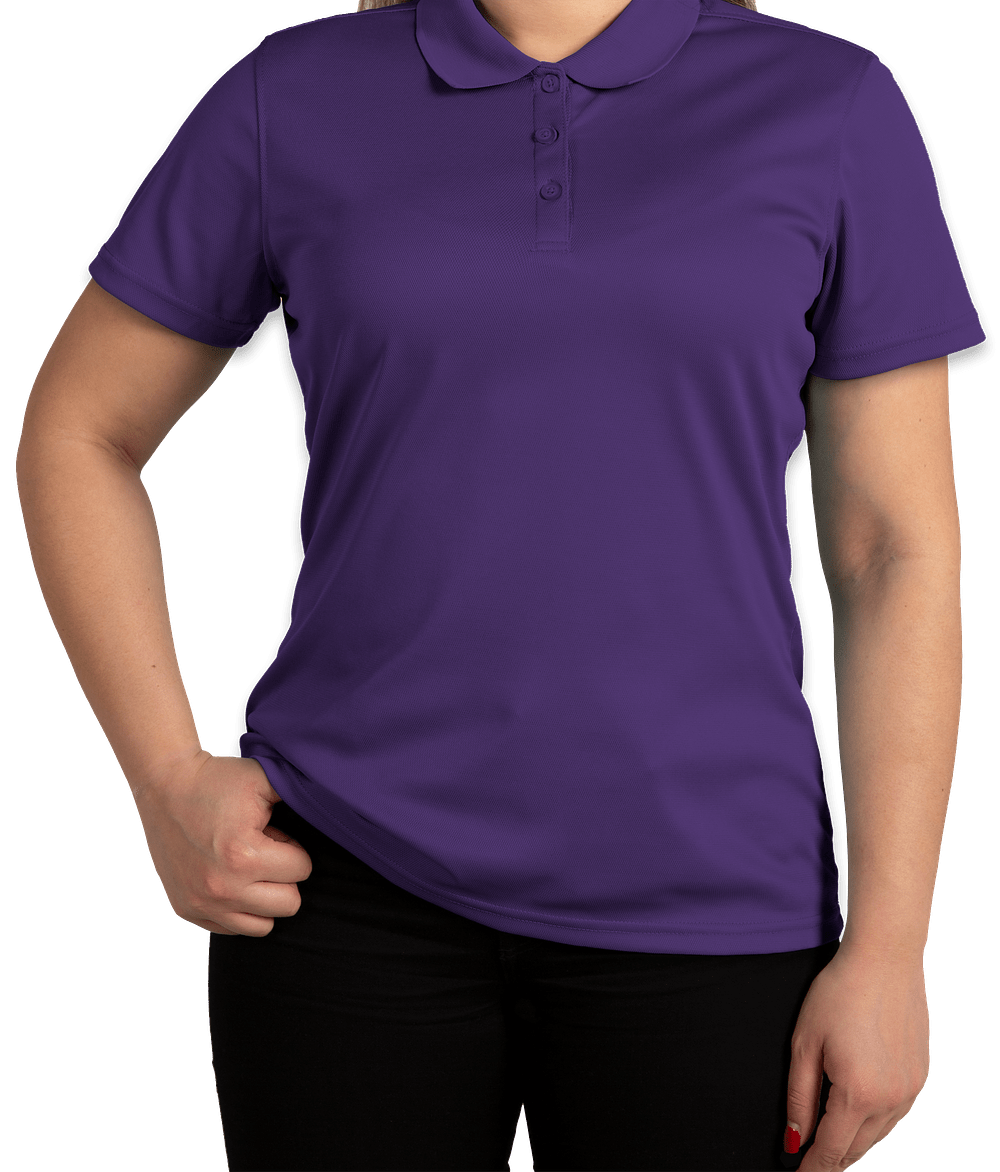 Clique by Cutter & Buck Women's Spin Eco Performance Pique Polo - Embroidered