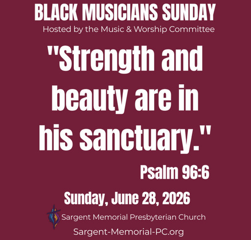Black Musicians Sunday | Soul of the Sanctuary shirt design - zoomed