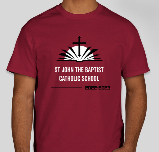 Please support our 8th Grade fundraiser to help with our upcoming retreat. Fundraiser - unisex shirt design - front
