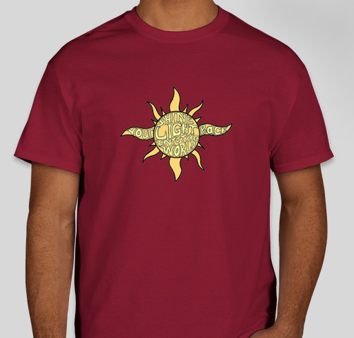 Jacob's Hero Foundation - Shine Your Light T-Shirt Fundraiser Fundraiser - unisex shirt design - front
