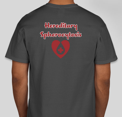 Hugs For Lex With Hereditary Spherocytosis Fundraiser - unisex shirt design - back
