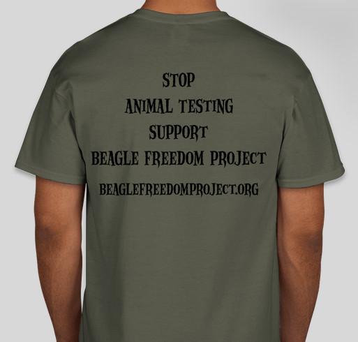 Beagle Freedom Project Fundraiser Fundraiser - unisex shirt design - back