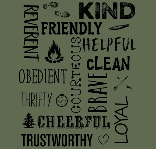 #508 Scout Laws T-Shirt Custom Ink Fundraising