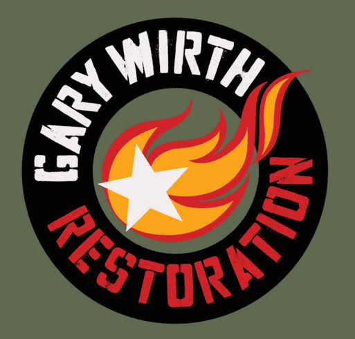 Gary's Restoration Trust shirt design - zoomed