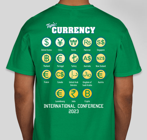 FPS International Conference 2023 Fundraiser - unisex shirt design - back