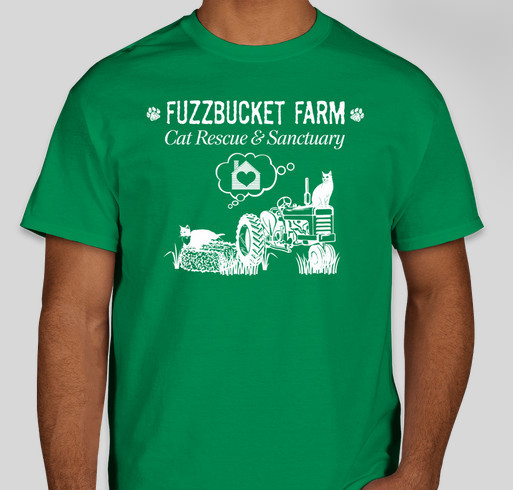 Fuzzbucket Farm - Save A Kitty - T-shirt Campaign Fundraiser - unisex shirt design - front