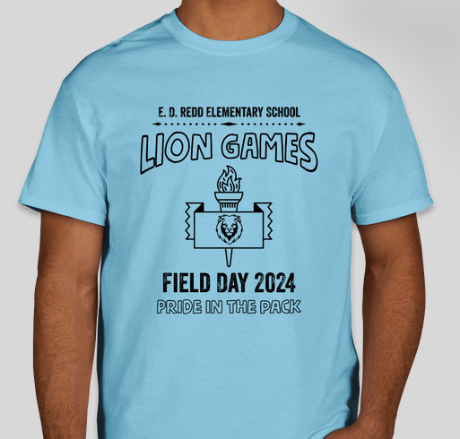 E.D. Redd Elementary School Inaugural Field Day T-Shirt! Fundraiser - unisex shirt design - front