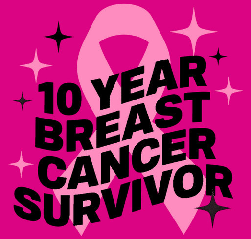 October Breast Cancer Walk shirt design - zoomed