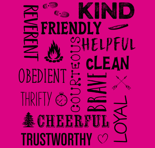 #508 Scout Laws T-Shirt Custom Ink Fundraising
