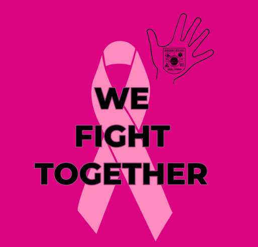 Randolph County Emergency Services Breast Cancer Awareness shirt design - zoomed
