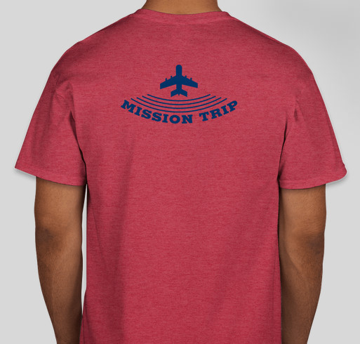 India Mission Trip 2015 Fundraiser - unisex shirt design - back
