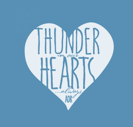 The Angie "Thunder" Fund shirt design - zoomed