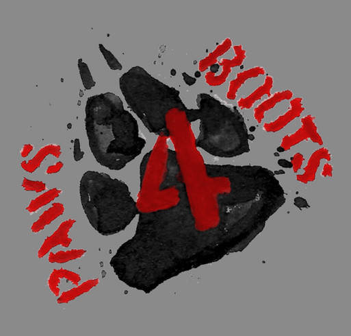 Paws 4 Boots shirt design - zoomed