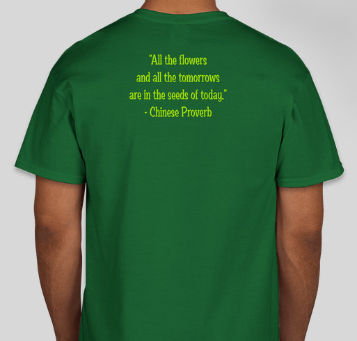 Skyview Harmony Garden Fundraiser - unisex shirt design - back