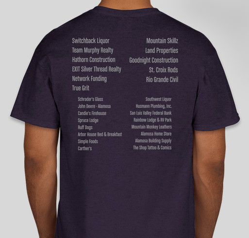 Friends of South Fork Fire Fundraiser - unisex shirt design - back