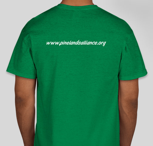 No Pipeline in the Pinelands Fundraiser - unisex shirt design - back