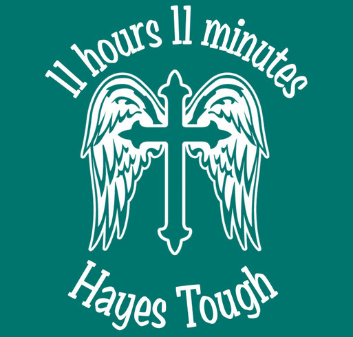 Hayes Tough shirt design - zoomed