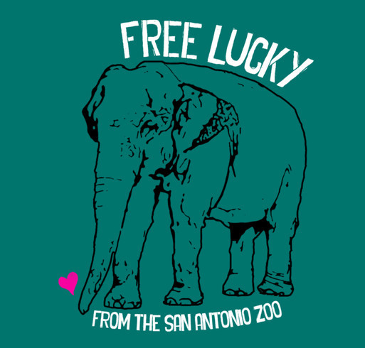 Free Lucky from the San Antonio Zoo shirt design - zoomed