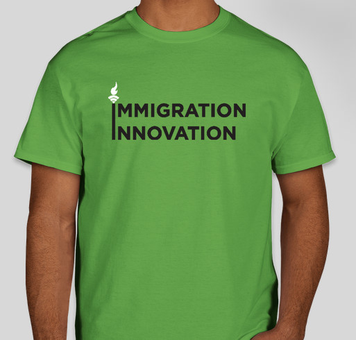 Immigration Innovation: #TechHasNoWalls #Include Fundraiser - unisex shirt design - front