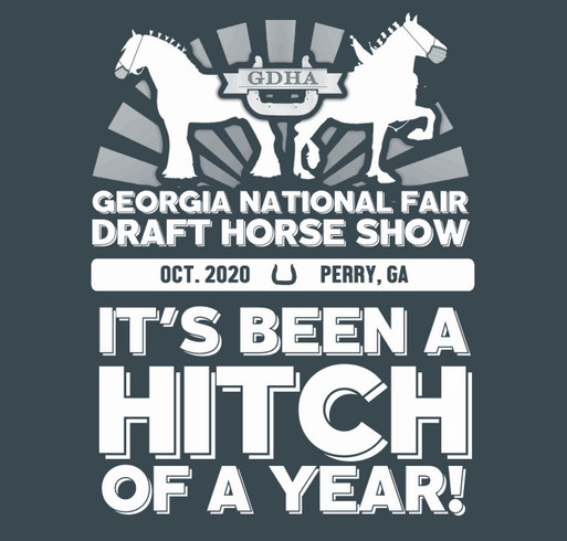 2020 Georgia National Draft Horse Show T-Shirt shirt design - zoomed
