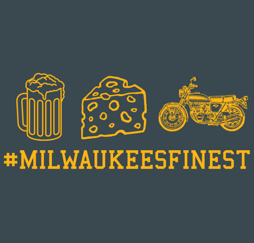 Milwaukee's Finest shirt design - zoomed