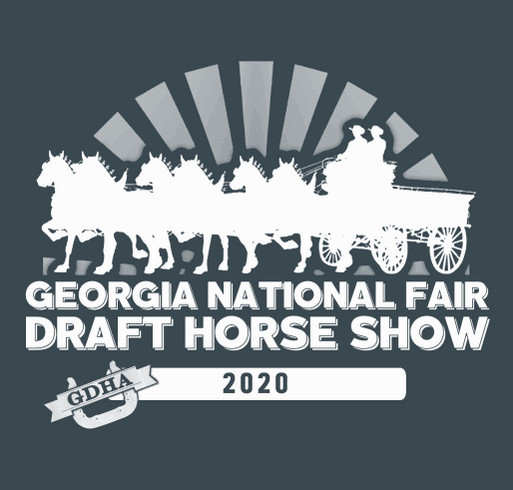 2020 Georgia National Draft Horse Show T-Shirt shirt design - zoomed