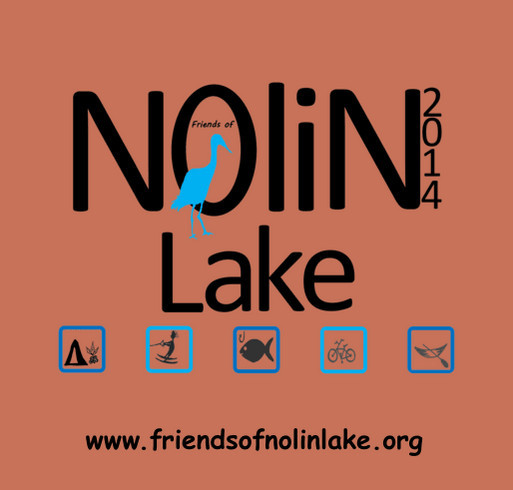 Friends of Nolin Lake shirt design - zoomed