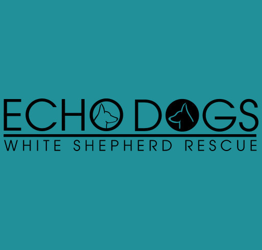 Echo Dogs White Shepherd Rescue shirt design - zoomed