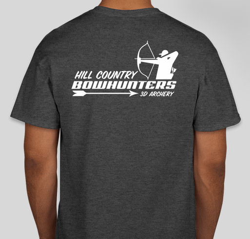 Hill Country Bowhunters T-shirts Fundraiser - unisex shirt design - back