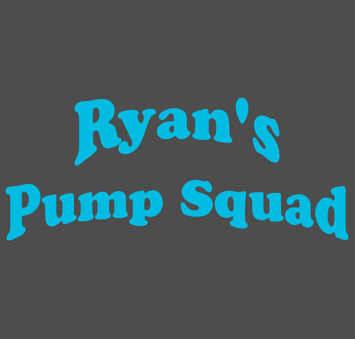 Ryan's Pump Squad shirt design - zoomed