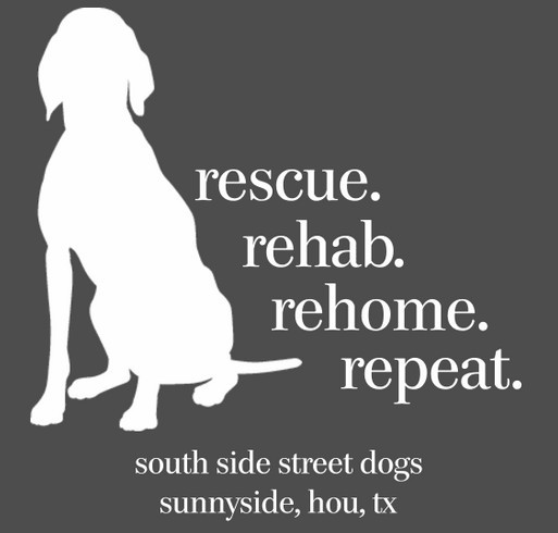 South Side Street Dogs Vetting & Boarding Fund shirt design - zoomed