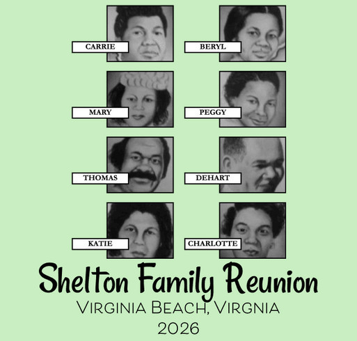 2026 Shelton Family Reunion T-Shirt Fundraiser shirt design - zoomed
