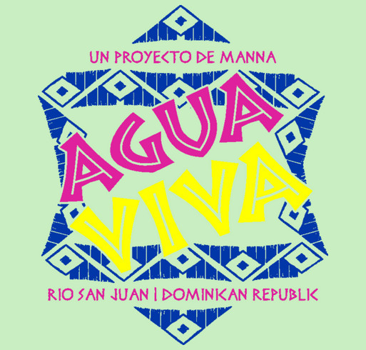 Agua Viva Fundraiser shirt design - zoomed