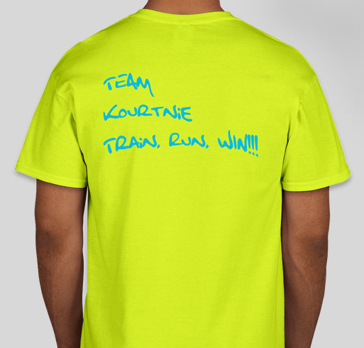 Team Kourtnie Fundraiser - unisex shirt design - back
