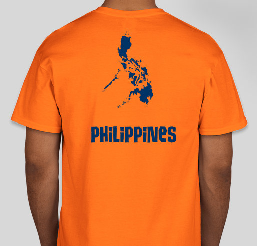 Philippines 2016 Fundraiser - unisex shirt design - back