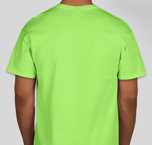 Haverford Fords "Green Out" Hockey Game for pediatric cancer awareness Fundraiser - unisex shirt design - back