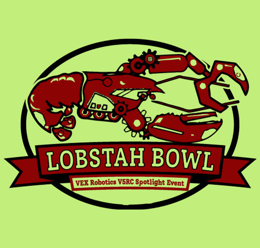 Lobstah Bowl Spotlight Event shirt design - zoomed