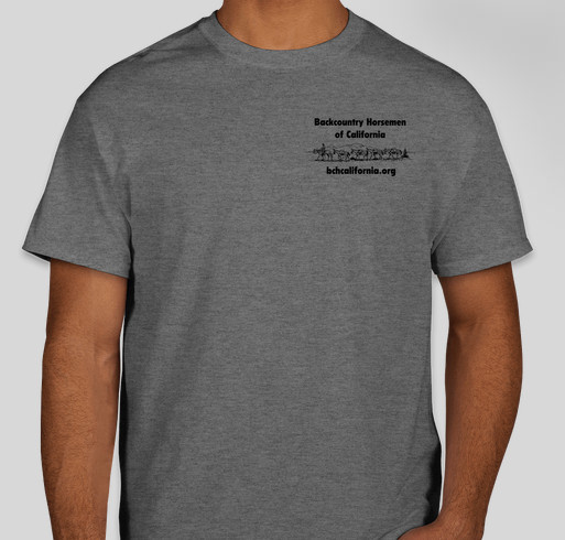 Backcountry Horsemen of California Fundraiser Fundraiser - unisex shirt design - front