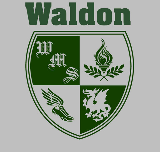 Waldon Middle School Quarter Zipper shirt design - zoomed