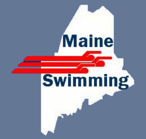 Maine Swimming Quarter Zip shirt design - zoomed