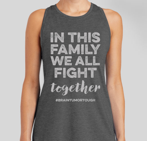Brain Tumor Family Fight Shirt Fundraiser - unisex shirt design - front