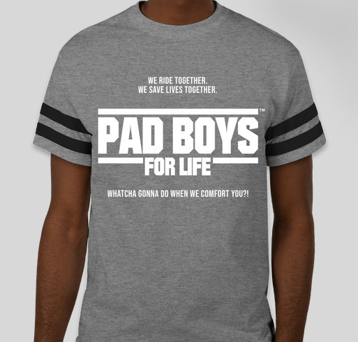 Get Your PAD BOYS GEAR and Help Us Get to the Gumball 3000 Fundraiser - unisex shirt design - front