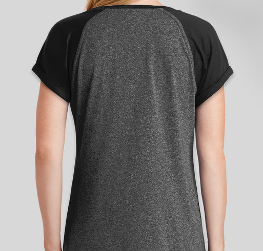 Maine South Music Heart (Fancy) Fundraiser - unisex shirt design - back